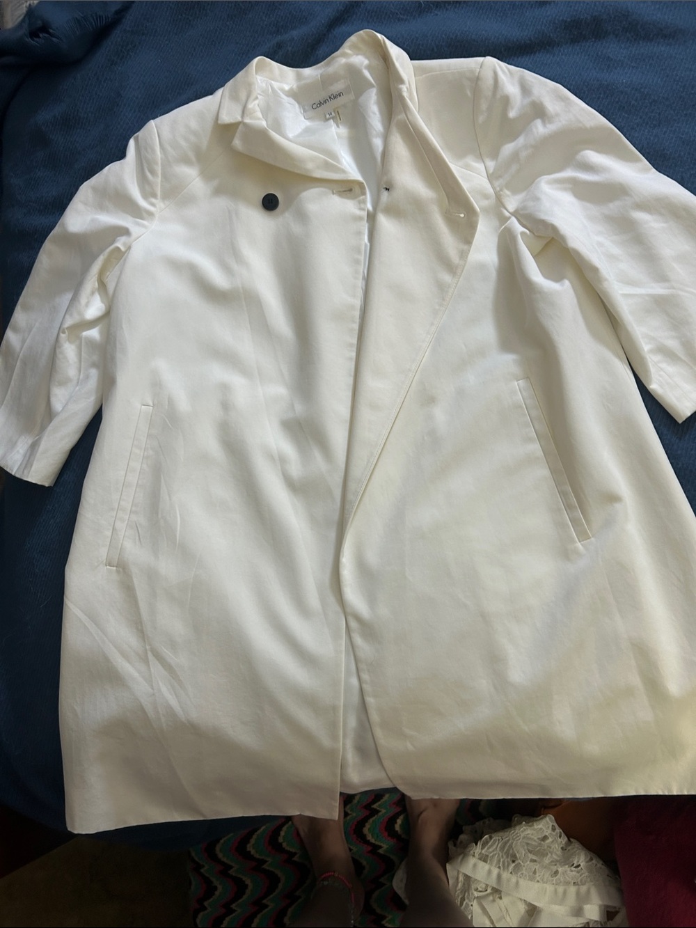 Calvin Klein White Women's Blazer Jacket